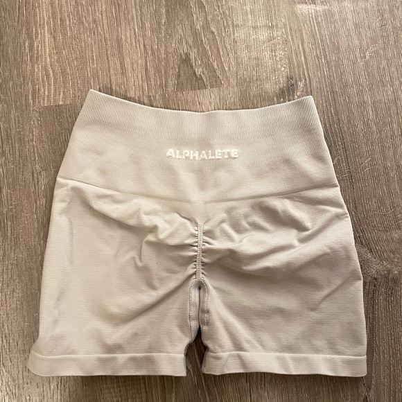 **SOLD*ALPHALETE Amplify Light Grey Shorts - Picture 3 of 4